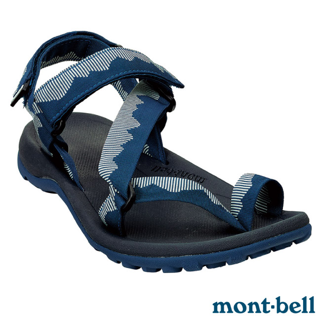 【MONT-BELL】中性 COMFORT SANDALS夾腳涉水涼鞋.夾趾水陸兩用鞋/1129559 BLBK 藍黑✿30E010